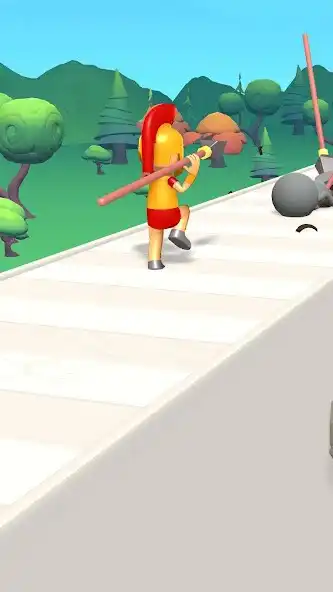 Play Spear Hit 3D as an online game Spear Hit 3D with UptoPlay