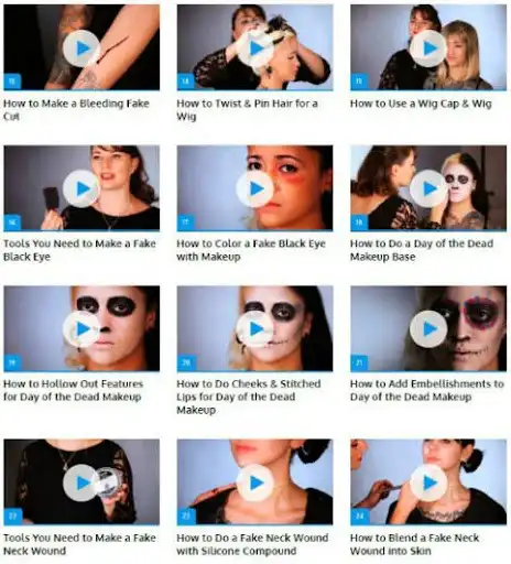 Play Special Effects Makeup (Guide) as an online game Special Effects Makeup (Guide) with UptoPlay