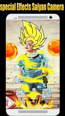 Play Special Effects Saiyan Camera