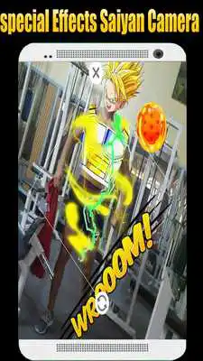 Play Special Effects Saiyan Camera