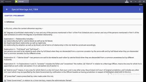 Play Special Marriage Act, 1954 as an online game Special Marriage Act, 1954 with UptoPlay