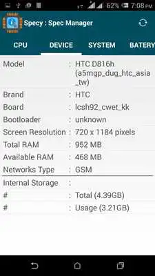 Play Specy: System information Tool (UNLEASH THE POWER)