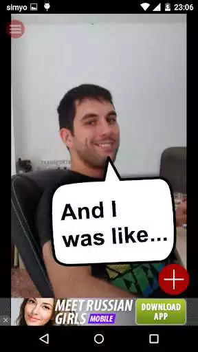 Play Speech balloon comic creator