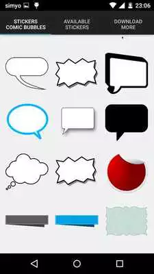 Play Speech balloon comic creator