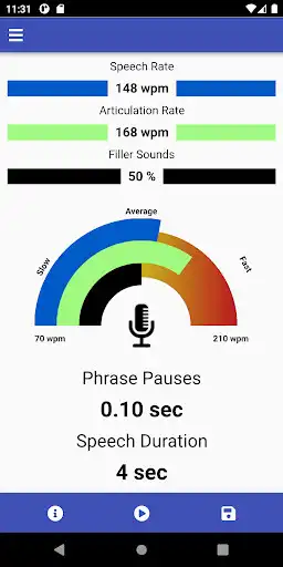 Play Speech Rate Meter as an online game Speech Rate Meter with UptoPlay