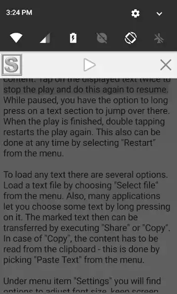 Play Speech TTS Voice Reader Speak Aloud