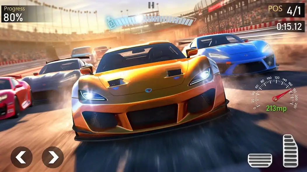 Play Speed Car racing Simulator 3D as an online game Speed Car racing Simulator 3D with UptoPlay