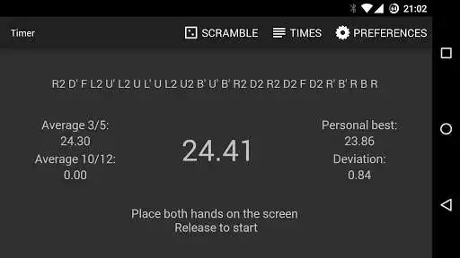 Play SpeedCubing Timer  and enjoy SpeedCubing Timer with UptoPlay