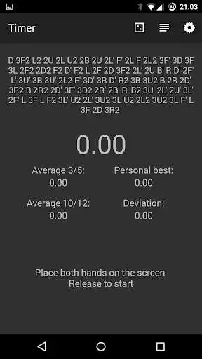 Play SpeedCubing Timer as an online game SpeedCubing Timer with UptoPlay