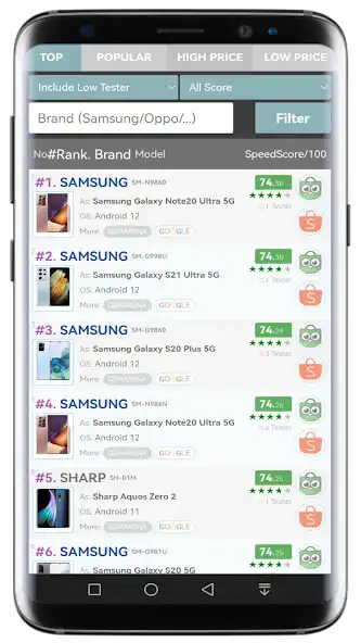 Play SpeedLoad SmartPhone Benchmark as an online game SpeedLoad SmartPhone Benchmark with UptoPlay