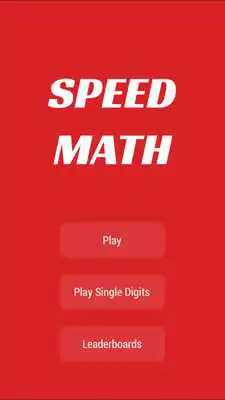 Play Speed Math - Time challenge Play Speed Math - Time challenge