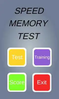 Play Speed Memory Test