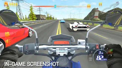 Play Speed Moto Traffic as an online game Speed Moto Traffic with UptoPlay