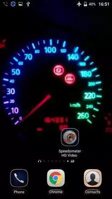 Play Speedometer HD Video Wallpaper