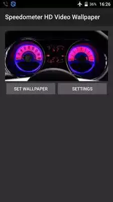 Play Speedometer HD Video Wallpaper