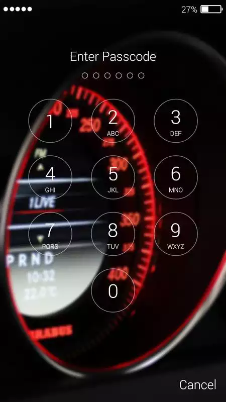 Play Speedometer lock screen Wallpaper