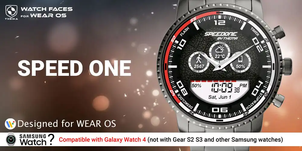 Play Speed One Watch Face  and enjoy Speed One Watch Face with UptoPlay