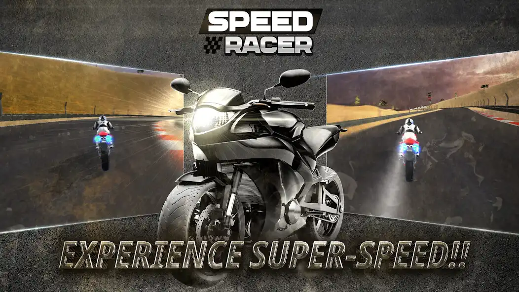 Play Speed Racer : Motor bike race as an online game Speed Racer : Motor bike race with UptoPlay