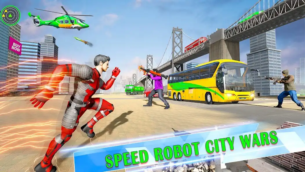 Play Speed Robot Crime Simulator 3D as an online game Speed Robot Crime Simulator 3D with UptoPlay