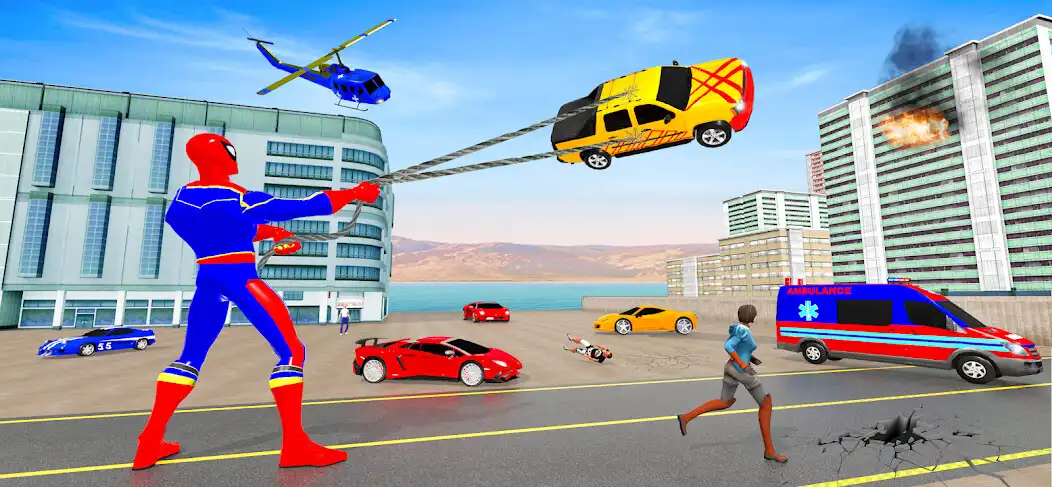 Play Speed Superhero Rescue Games as an online game Speed Superhero Rescue Games with UptoPlay