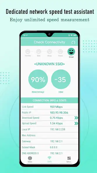 Play Speed test - wifi 5g 4g  and enjoy Speed test - wifi 5g 4g with UptoPlay