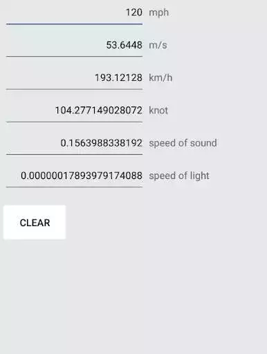 Play Speed Unit Converter