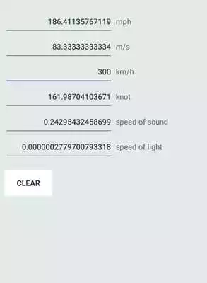 Play Speed Unit Converter