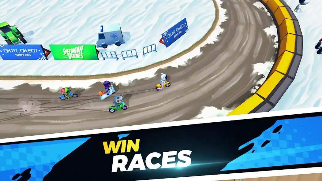 Play Speedway Heroes 2021 as an online game Speedway Heroes 2021 with UptoPlay