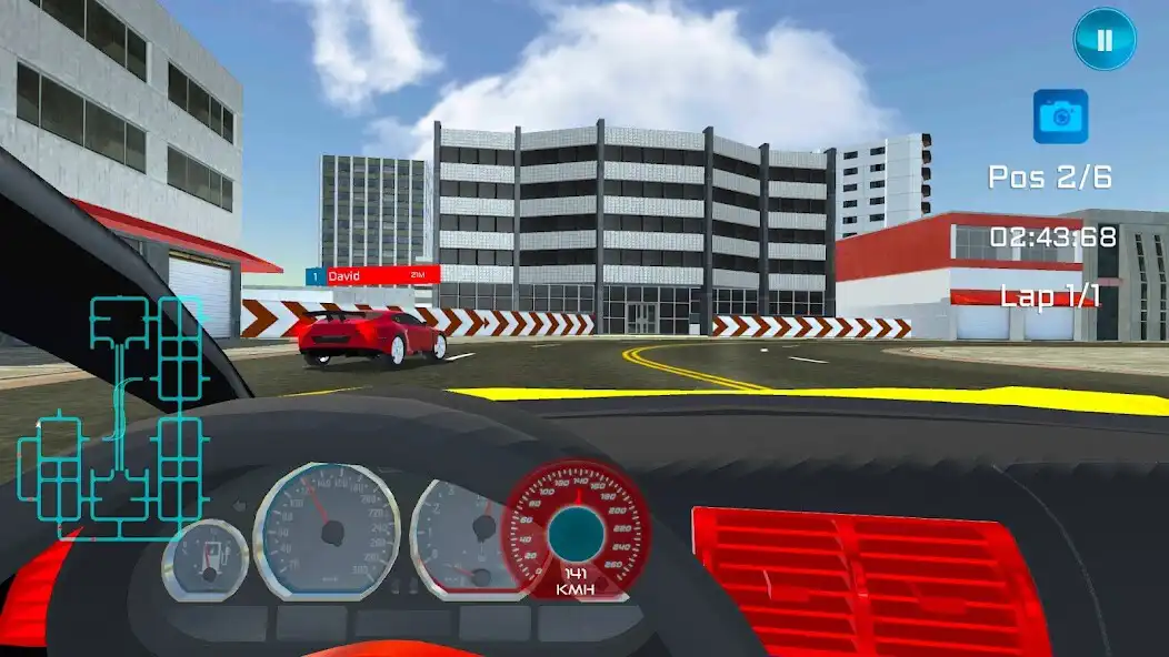 Play Speedy Tracks Car Racing  and enjoy Speedy Tracks Car Racing with UptoPlay