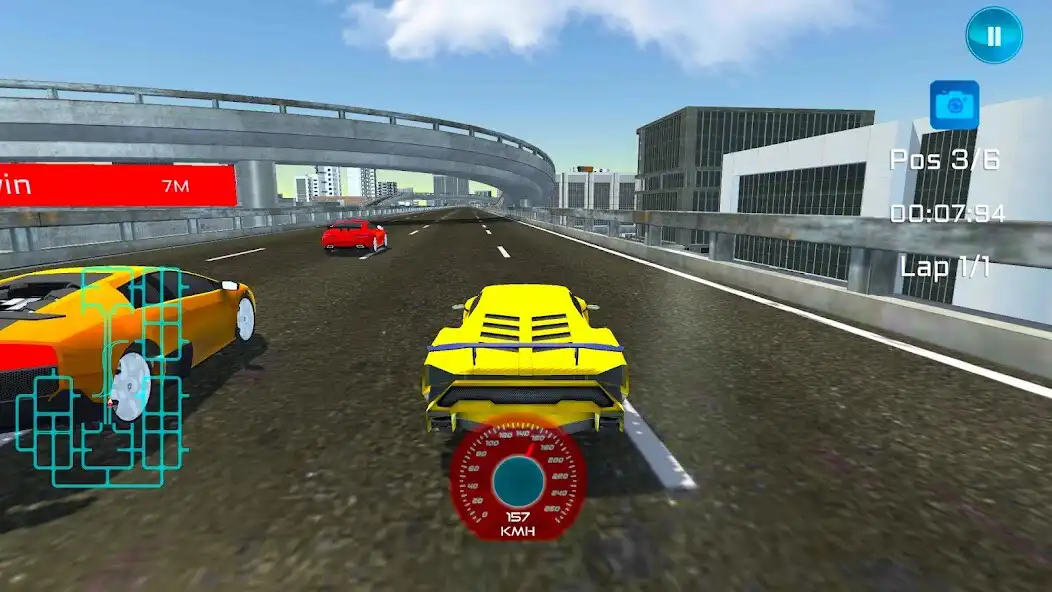 Play Speedy Tracks Car Racing as an online game Speedy Tracks Car Racing with UptoPlay