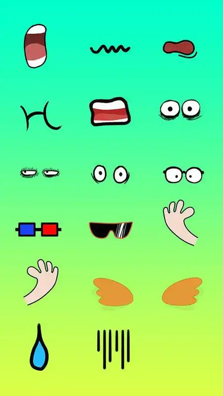 Play SPE FUNNY FACE STICKER