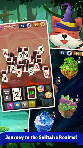 Play Spellbound: Solitaire Realms 2  and enjoy Spellbound: Solitaire Realms 2 with UptoPlay