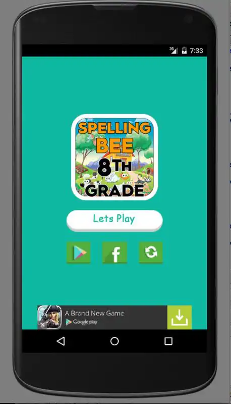 Play Spelling bee for eighth grade