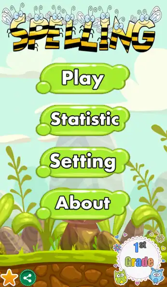 Play Spelling Bee Words Practice for 1st Grade FREE  and enjoy Spelling Bee Words Practice for 1st Grade FREE with UptoPlay