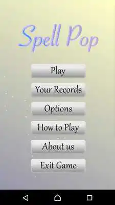 Play Spelling Game : Pop Words for Vocabulary Learning