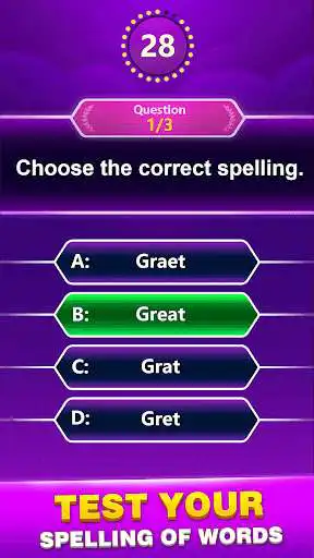 Zahrajte si Spelling Quiz - Spell Trivia a užijte si Spelling Quiz - Spell Trivia s UptoPlay