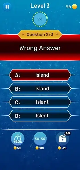 Play Spelling Quiz-Word Trivia Game as an online game Spelling Quiz-Word Trivia Game with UptoPlay