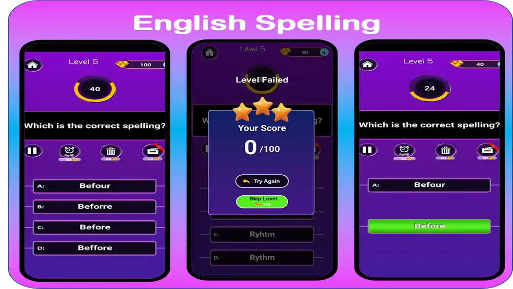 Play Spelling Quiz - Word Trivia  and enjoy Spelling Quiz - Word Trivia with UptoPlay