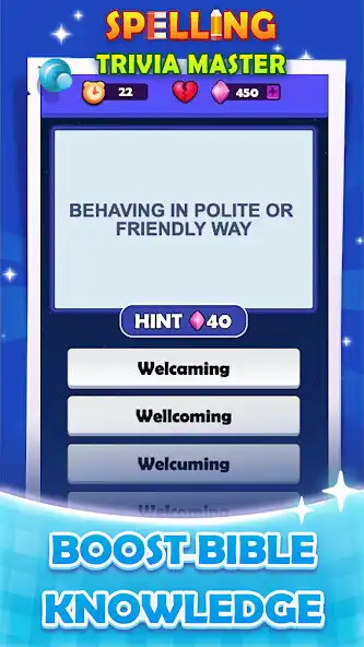 Play Spelling Trivia Master as an online game Spelling Trivia Master with UptoPlay