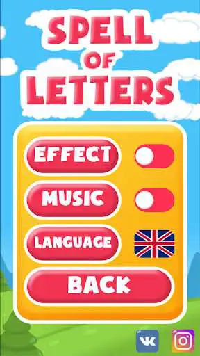 Play Spell of letters as an online game Spell of letters with UptoPlay