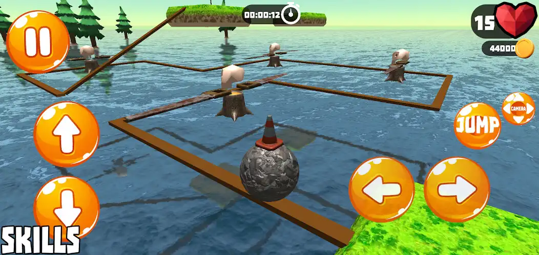 Play Spherical Rolling ball as an online game Spherical Rolling ball with UptoPlay