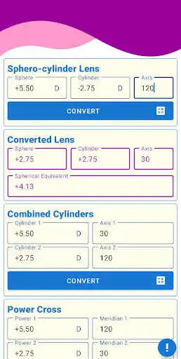 Play SpheroCylinder Lens Converter  and enjoy SpheroCylinder Lens Converter with UptoPlay
