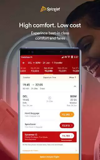 Play SpiceJet as an online game SpiceJet with UptoPlay