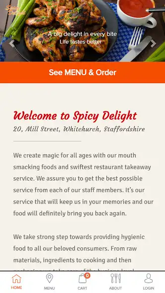 Play Spicy Delight - Order Food Onl  and enjoy Spicy Delight - Order Food Onl with UptoPlay
