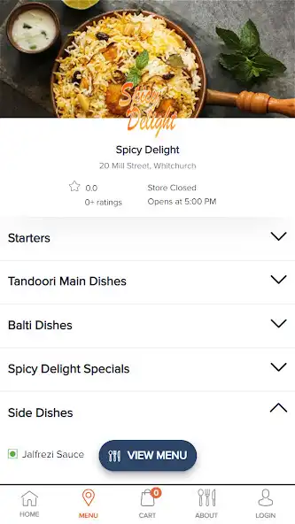 Play Spicy Delight - Order Food Onl as an online game Spicy Delight - Order Food Onl with UptoPlay