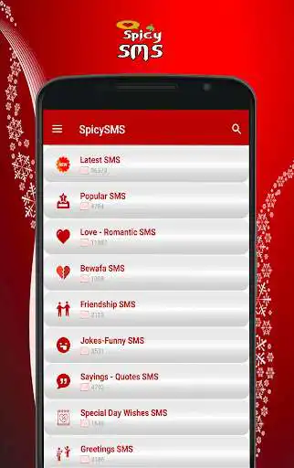 Play SpicySMS - Love Shayari and SMS in Hindi as an online game SpicySMS - Love Shayari and SMS in Hindi with UptoPlay