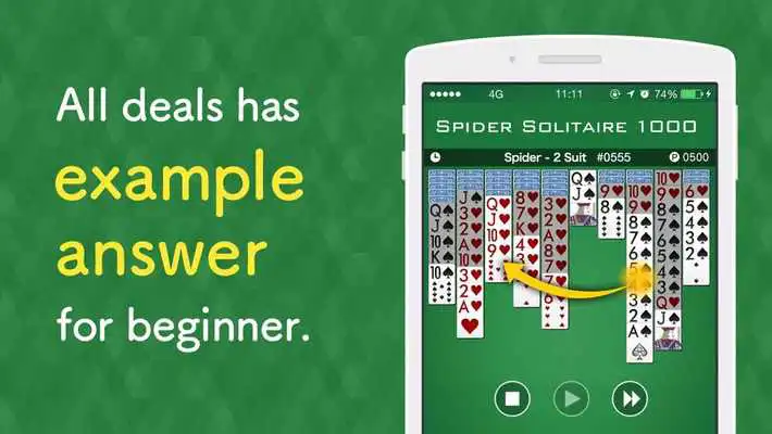 Play Spider 1000 - Solitaire Game