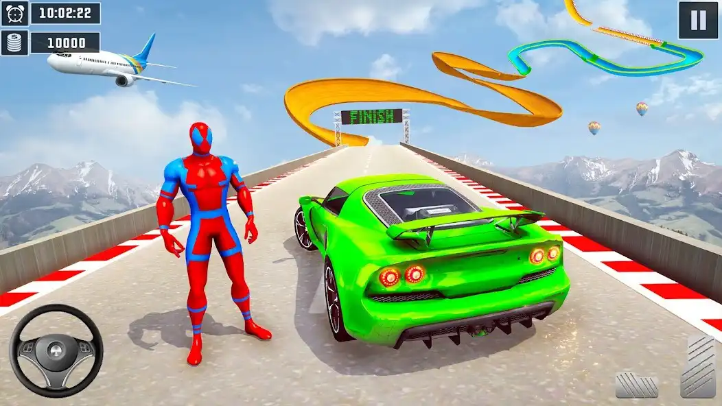 Play Spider Car Stunts Racing Games  and enjoy Spider Car Stunts Racing Games with UptoPlay