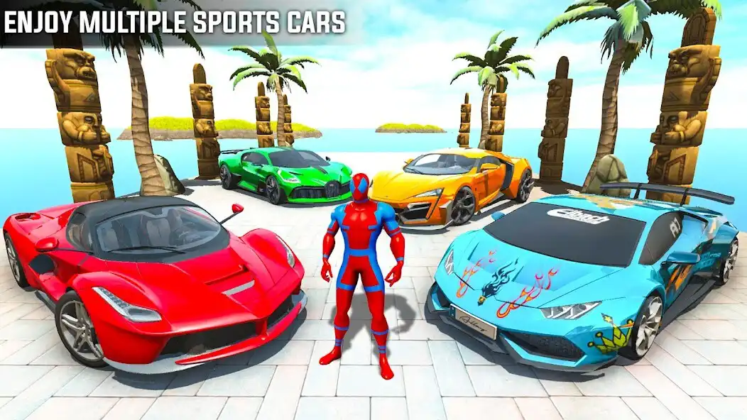 Play Spider Car Stunts Racing Games as an online game Spider Car Stunts Racing Games with UptoPlay
