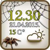 Free play online Spider Clock And Weather APK